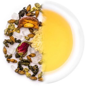 تصویر دمنوش بابائوچا babao lotus oloong 