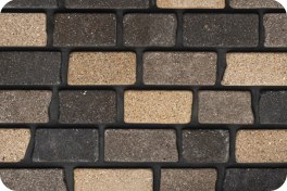 تصویر آجر نما آنتیک رندوم نیمه A34 