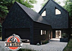 تصویر آجر نسوز مشکی ضدشوره خالص مقاوم در برابر گرما و سرمای شدید Black brick house