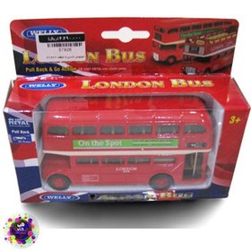 تصویر ماشین فلزی اتوبوس لندن DIECAST METAL LONDON BUS TOYS