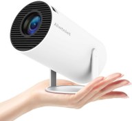 تصویر ویدئو پروژکتور Alwtniet مدل HY300 Pro با سیستم عامل آندروید ۱۱ و کیفیت ۴K 