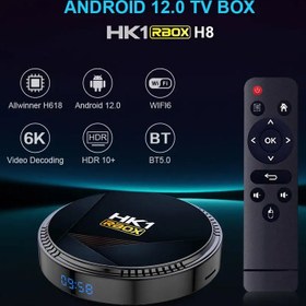 تصویر اندروید باکس اچ‌کی1 مدل RBOX H8 HK1 RBOX H8 Android Box