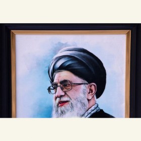 تصویر فرش نگار آیت الله خامنه‌ای کد 20 