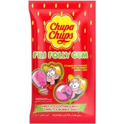 تصویر آدامس پشمکی توت فرنگی چوپاچوپس 11 گرم Chupa Chups 01528