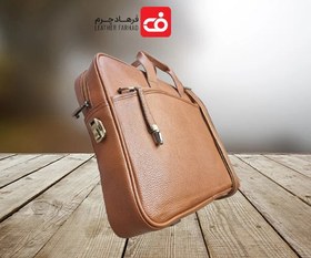 تصویر کیف اداری چرم طبیعی اسپرت کد9 