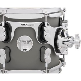 تصویر درامز آکوستیک PDP Concept Maple 7-Piece Shell Pack Satin Pewter 