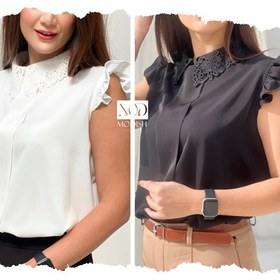 تصویر تاپ یقه گیپور کد a38 