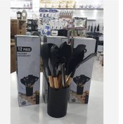 تصویر سرویس کف گیر و ملاقه سلیکونی ، یونیک لایف 