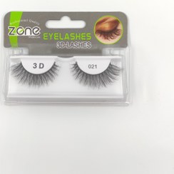 تصویر مژه مصنوعی زدوان Z.ONE جفتی ۳D کد ۰۲۱ Z.ONE 3D pair artificial eyelashes code 021