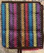 تصویر ساک و باکس زیپ دار جاجیمی لباس راه راه سایز 1 