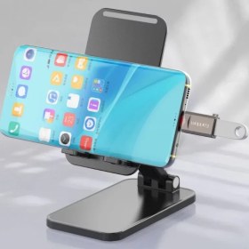 تصویر OTG تایپ سی ارلدام OT88C خاکستری کابل تبدیل مبدل USB-C به USB