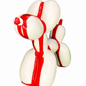 تصویر مجسمه سگ بادکنکی 