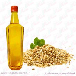 تصویر روغن ارده کنجد ارگانیک بطری 1 لیتری 