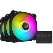 تصویر فن کیس ایسوس مدل TUF Gaming TR120 ARGB پک سه عددی 