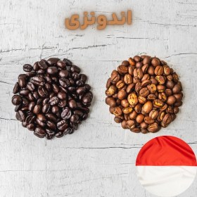 تصویر دان قهوه روبوستا 100% 100% robusta coffee beans