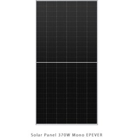 تصویر پنل خورشیدی 370 وات مونو کریستال برند EPEVER Solar Panel 370W Mono EPEVER