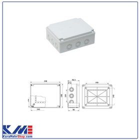 تصویر جعبه تقسیم -درب مات 40208005 