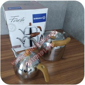 تصویر کتری قوری کرکماز مدلForesta A217 Korkmaz Fresta A217 Kettle Teapot