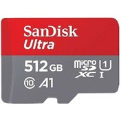 تصویر کارت حافظه microSDXC سن دیسک مدل Ultra A1 کلاس 10 استاندارد UHS-I سرعت 150MBps ظرفیت 512 گیگابایت SanDisk Ultra A1 UHS-I 150MBps microSDXC - 512GB