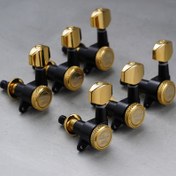 تصویر ماشین هد لاکینگ گیتار الکتریک 6in line یا چینش خطی مدل Guyker GK07SP 