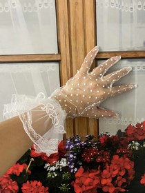 تصویر دستکش عروس کد ۲۰۶۳ 