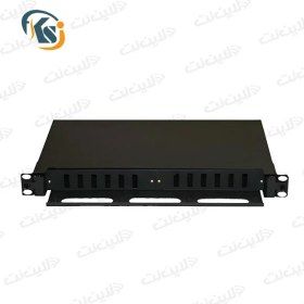 تصویر پچ پنل فیبر نوری کشابی رکمونت 24 پورت FC کبیر صنعت Kabir Sanat 24 Port Optic Fiber Patch Panel