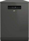 تصویر ماشین ظرفشویی BEKO، 9 برنامه، 15 تنظیمات مکان، Manhattan Grey، DFN39533G، 1 سال گارانتی سازنده - ارسال 20 روز کاری BEKO Dishwasher, 9 Programmes, 15 Place Settings, Manhattan Grey, DFN39533G, 1Year Manufacturer Warranty