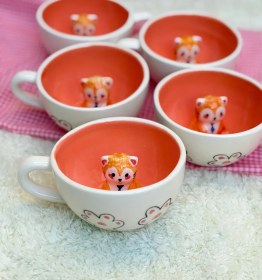 تصویر ماگ سوپرایزی گربه 