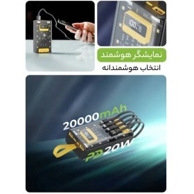 تصویر شارژر همراه گرین لاین مدل Transparent pro ظرفیت 10000 میلی آمپر ساعت Green Lion Transparent pro 10000MAH POWER BANK