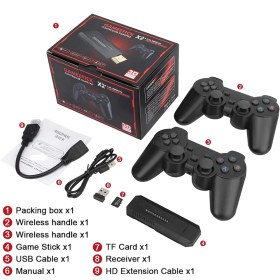 تصویر کنسول X2 Game Stick Video Game گیم استیک X2 Game Stick Video Game