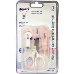 تصویر ست مانیکور قیچی و ناخن گیر جعبه دار دیاری Diyari Nail Clipper code:215222