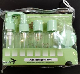 تصویر ست مسافرتی آرایشی بهداشتی 8 تکه 8 in 1 travel bottle set