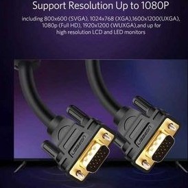 تصویر کابل VGA یوگرین مدل VG101 کد 11634 طول 15 متر 