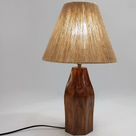 تصویر آباژور چوبی رومیزی کد HG-117 