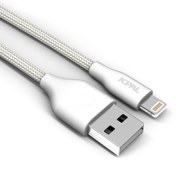 تصویر کابل تبدیل USB سفید جی سی پال مدل FlexLink مناسب برای آیفون و آی پد 