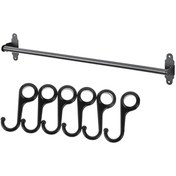 تصویر استند دیواری سالوت مدل ریل آویز هوک لاین Hook Line 