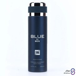 تصویر اسپری بدن مردانه جانوین مدل BLUE MEN حجم 200 میلی لیتر- اسپری