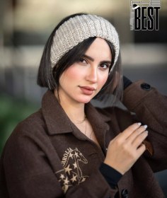 تصویر هدبند بافت دخترانه 