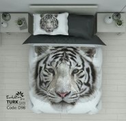 تصویر روتختی یک نفره ترکسان رزت طرح پلنگ سری D98 