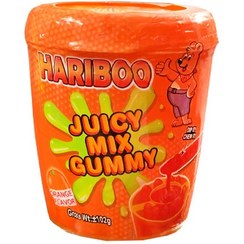 تصویر پاستیل ترش هاریبو طعم پرتقال ۱۰۲ گرم با سس 