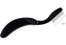 تصویر شانه مژه و ابرو فلزی تاشو 