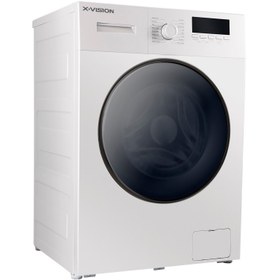 تصویر ماشین لباسشویی درب از جلو ایکس ویژن مدل TE72 X.VISION WASHING MACHINE TE72 A