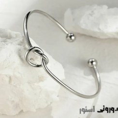 تصویر بنگل قلب نقره ای 