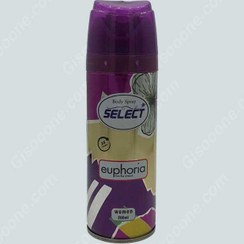 تصویر اسپری بدن زنانه ایفوریا کلوین کلین 200میل سلکت SELECT Women's Euphoria CK body Spray 200 ml