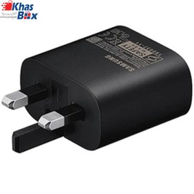 تصویر آداپتور شارژ سامسونگ 25 وات مدل PD Adaptor تایپ سی | اورجینال 