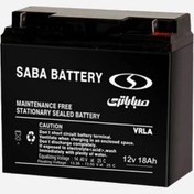 تصویر باتری ups صبا 18 آمپر یو پی اس قسطی 