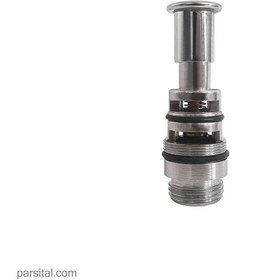 تصویر سوپاپ دوش اسپانیایی و ایتالیایی قهرمان با دسته (قدیم) Ghahraman-part-diverter-chrome