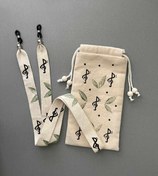 تصویر ست بندعینک و کاورعینک نت موسیقی 