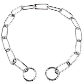 تصویر قلاده آموزشی چوک چین دونه درشت (لانگ لینک) Chock chain dog collar