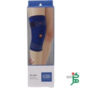 تصویر زانوبند 4فنره با کش دوبل و محافظ سیلیکونی کشکک K008 دکتر مد 